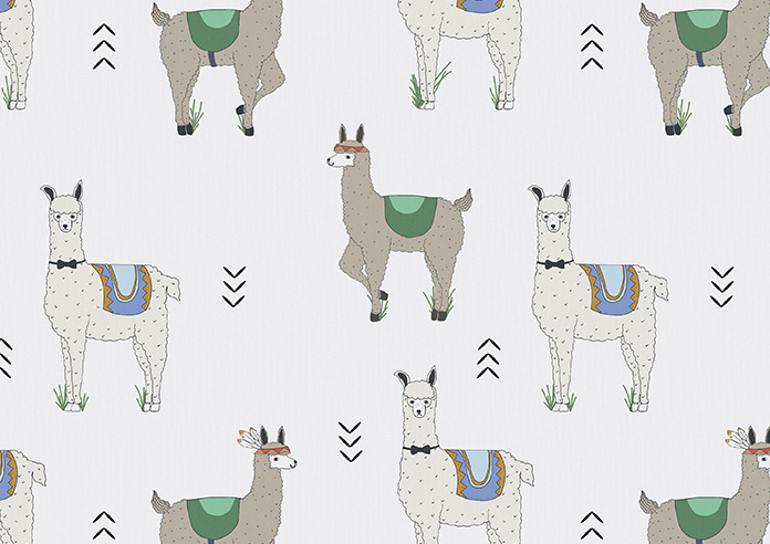 Dancing Llamas, Iquitos - Twist&Fit Roller Blind - Image 6